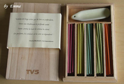 TV5頻道的線香禮盒