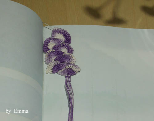 貝殼形狀編織書籤