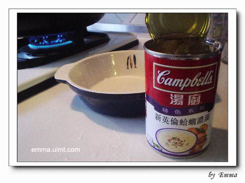 焗烤培根蛤蠣燉飯