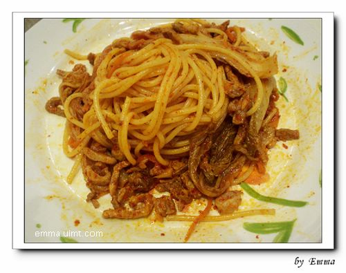 韓式泡菜義大利麵