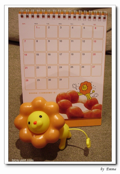 2007年Mister Donut的桌曆